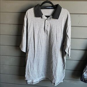 Polo by Ralph Lauren Black and grey Men's Polo Shirt